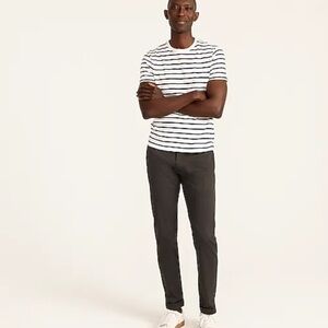 J crew 484 slim fit chino pants black 36